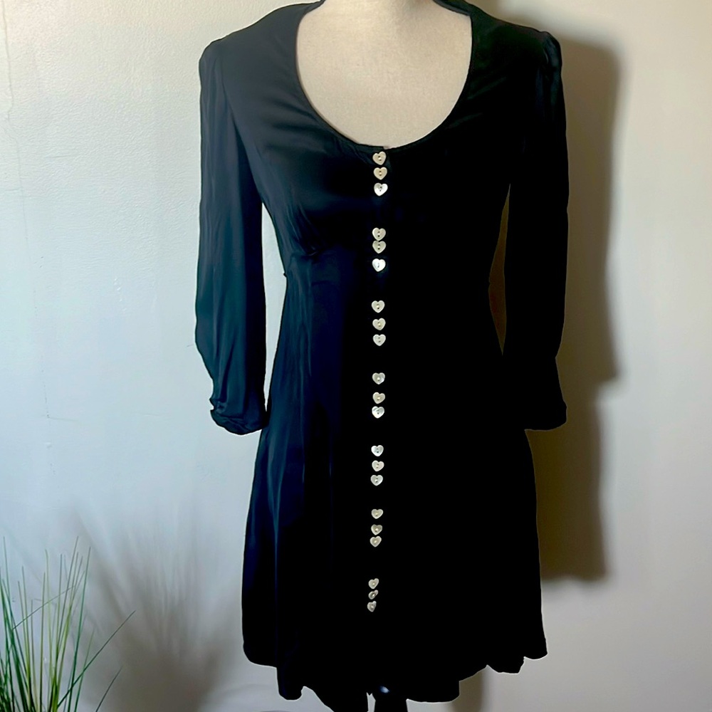 Alexa Chung Black Dress